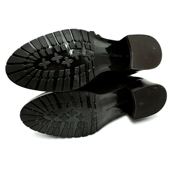 DONALD J PILNER Womens size 6 Brown Boxer Suede Leather Tall Chunky Riding Boots - Picture 4 of 8